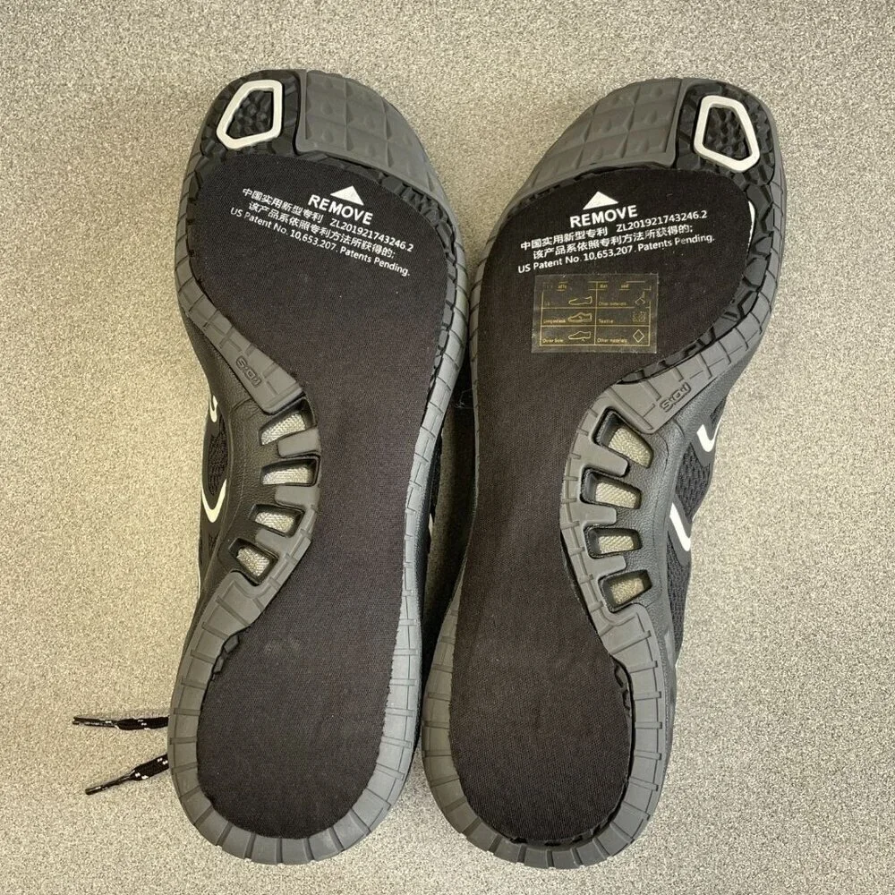 NWOT Body Glove Water Shoes Black Men's Size 8 Synthetic Upper Rubber Outsole
